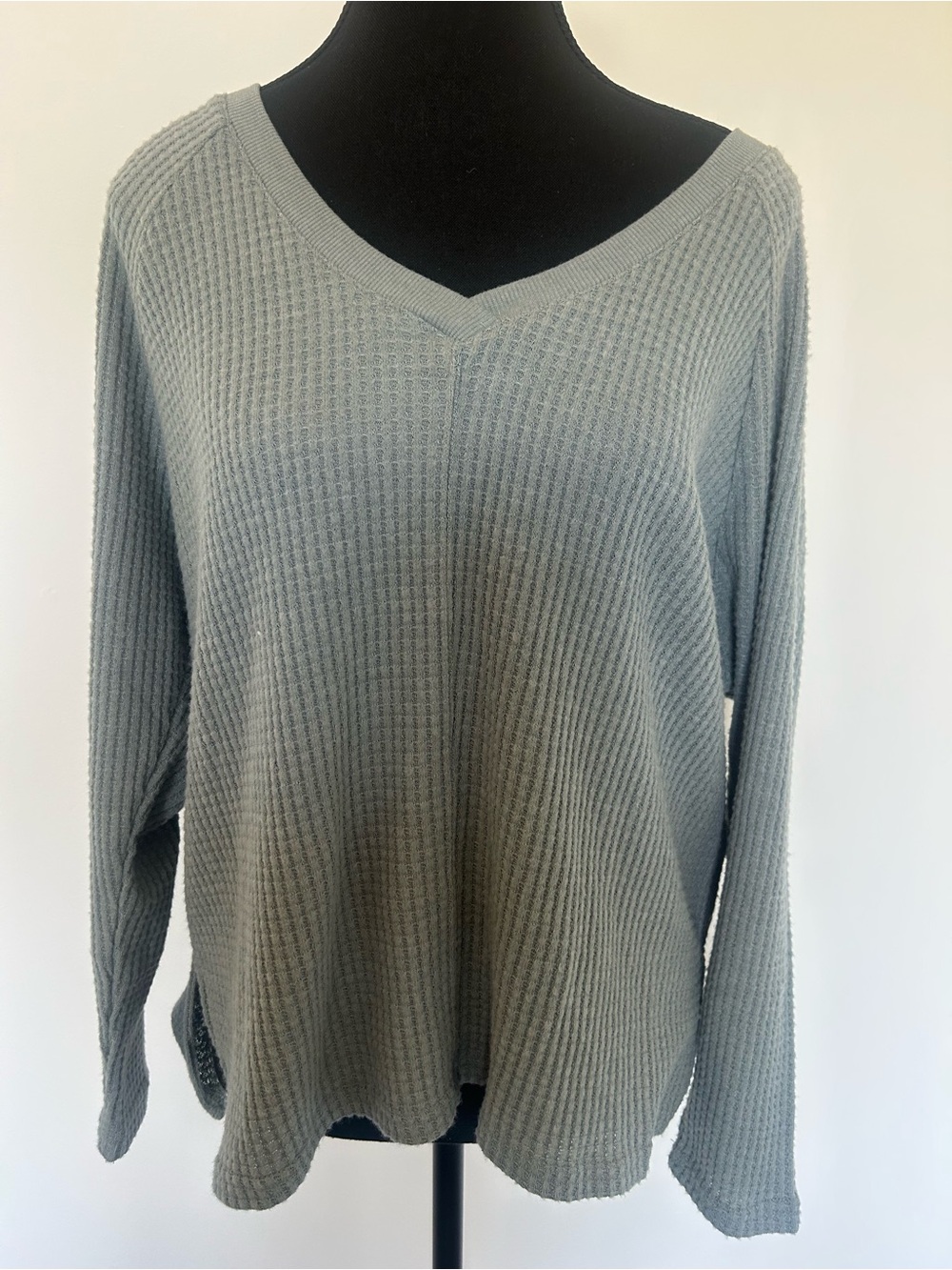 Z Supply V-Neck Waffle Knit Sweater
